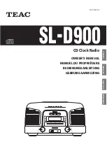 Teac SL-D900 Owner'S Manual preview