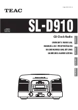 Teac SL-D910 Owner'S Manual preview