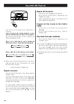 Preview for 20 page of Teac SL-D910 Owner'S Manual