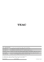 Preview for 108 page of Teac SL-D910 Owner'S Manual