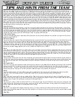 Preview for 40 page of Team Losi 8IGHT-T 2.0 RTR Truggy Setup Sheet