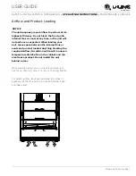 Preview for 21 page of U-Line ADA SERIES User Manual