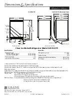 Preview for 2 page of U-Line CLRCO2175 Specifications