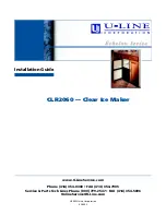 U-Line ECHELON CLR2060 Installation Manual preview