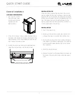 Preview for 10 page of U-Line Modular 3000 Series Quick Start Manual