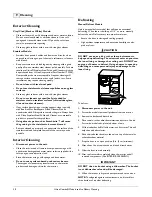 Preview for 16 page of U-Line Origins SP18 Use And Care Manual