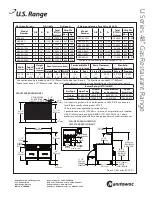 Preview for 2 page of U.S. Range U48-8RS Instruction Manual