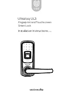 Preview for 1 page of U-tec Ultraloq UL3 Installation Instructions Manual