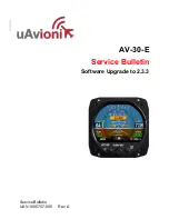 uAvionix AV-30-E Service Bulletin preview