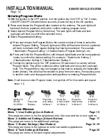 Preview for 14 page of Ultra Start 15 SERIES Install Manual