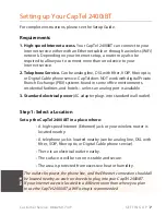 Preview for 9 page of Ultratec CapTel 2400iBT Setup Manual