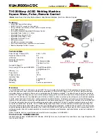 Preview for 7 page of Uni-Mig KUMJR200AC/DC Operating Manual