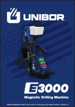 Unibor E3000 Manual preview