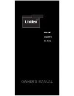 Uniden Bearcat BCD396T Owner'S Manual preview