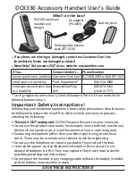 Uniden DCX330 User Manual preview