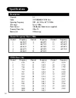 Preview for 19 page of Uniden FRS550W Reference Manual