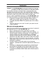 Preview for 9 page of Uniden SOLARA DSC Manual Del Usuario