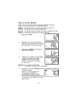 Preview for 20 page of Uniden SOLARA DSC Manual D'Utilisation