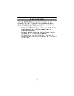 Preview for 29 page of Uniden SOLARA DSC Manual D'Utilisation