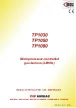 Unigas TP1030 Manual preview