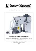 UnionSpecial BC100 Instructions And Engineer'S Manual preview