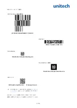 Preview for 176 page of Unitech MS925 User Manual