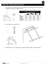 Preview for 9 page of Uniteck UNIFIX 300 Manual