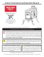 United States Stove US1269E Owner’S Instruction And Operation Manual preview