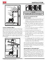 Preview for 8 page of United States Stove US1269E Owner’S Instruction And Operation Manual