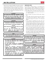 Preview for 11 page of United States Stove US1269E Owner’S Instruction And Operation Manual
