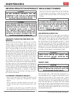 Preview for 15 page of United States Stove US1269E Owner’S Instruction And Operation Manual