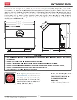 Preview for 2 page of United States Stove US1800E Instruction And Operation Manual