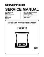 UNITED TVC5044 Service Manual preview