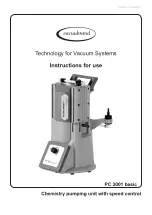 Preview for 1 page of vacuumbrand PC 3001 basic Instructions For Use Manual