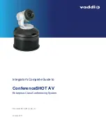 VADDIO ConferenceSHOT AV Integrator'S Complete Manual preview