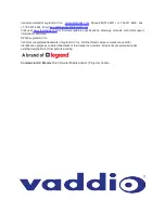 Preview for 28 page of VADDIO ConferenceSHOT FX Installation Manual