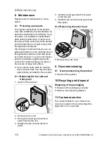 Preview for 112 page of Vaillant recoVAIR VAR 60/1 D Installation And Maintenance Instructions Manual