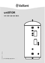 Vaillant uniSTOR VIH SW GB 500 BES Operating Instructions Manual preview