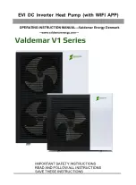 Valdemar V1 Series Operating Instructions Manual preview