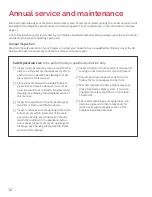 Preview for 12 page of Valor H3 1000JN Homeowner'S Manual