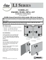 Valor L1 Series Installation Instructions preview