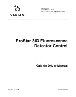 Varian ProStar 363 Driver Manual preview