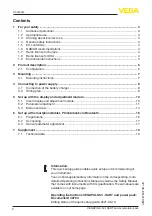 Preview for 2 page of Vega VEGAPULS 63 Quick Setup Manual