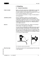 Preview for 13 page of Vega VEGASON 63 Operating Instructions Manual