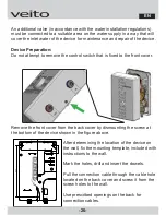 Preview for 26 page of veito FLOW Installation And Operating Instructions Manual