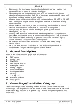 Preview for 6 page of Velleman DCM120 User Manual