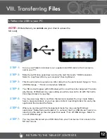 Preview for 13 page of Velocity Cruz T103 User Manual