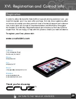 Preview for 27 page of Velocity Cruz T103 User Manual