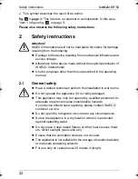 Preview for 22 page of Waeco CoolMatic CRF-50 Operation Manual