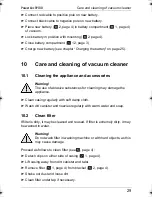 Preview for 29 page of Waeco PowerVac PV-100 Instruction Manual